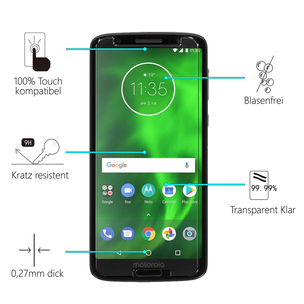 Glas 2in1 für Motorola Moto G6