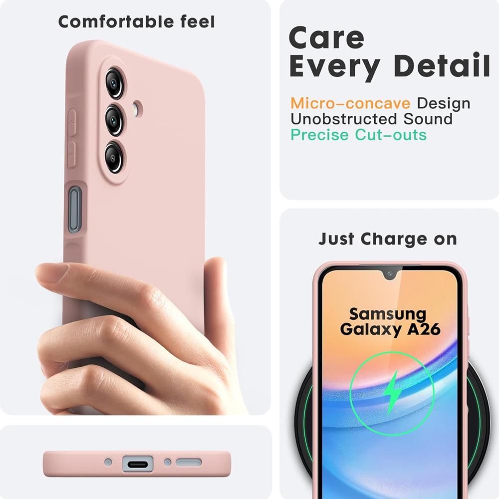 Colour TPU für Samsung Galaxy A26 5G in Rosa