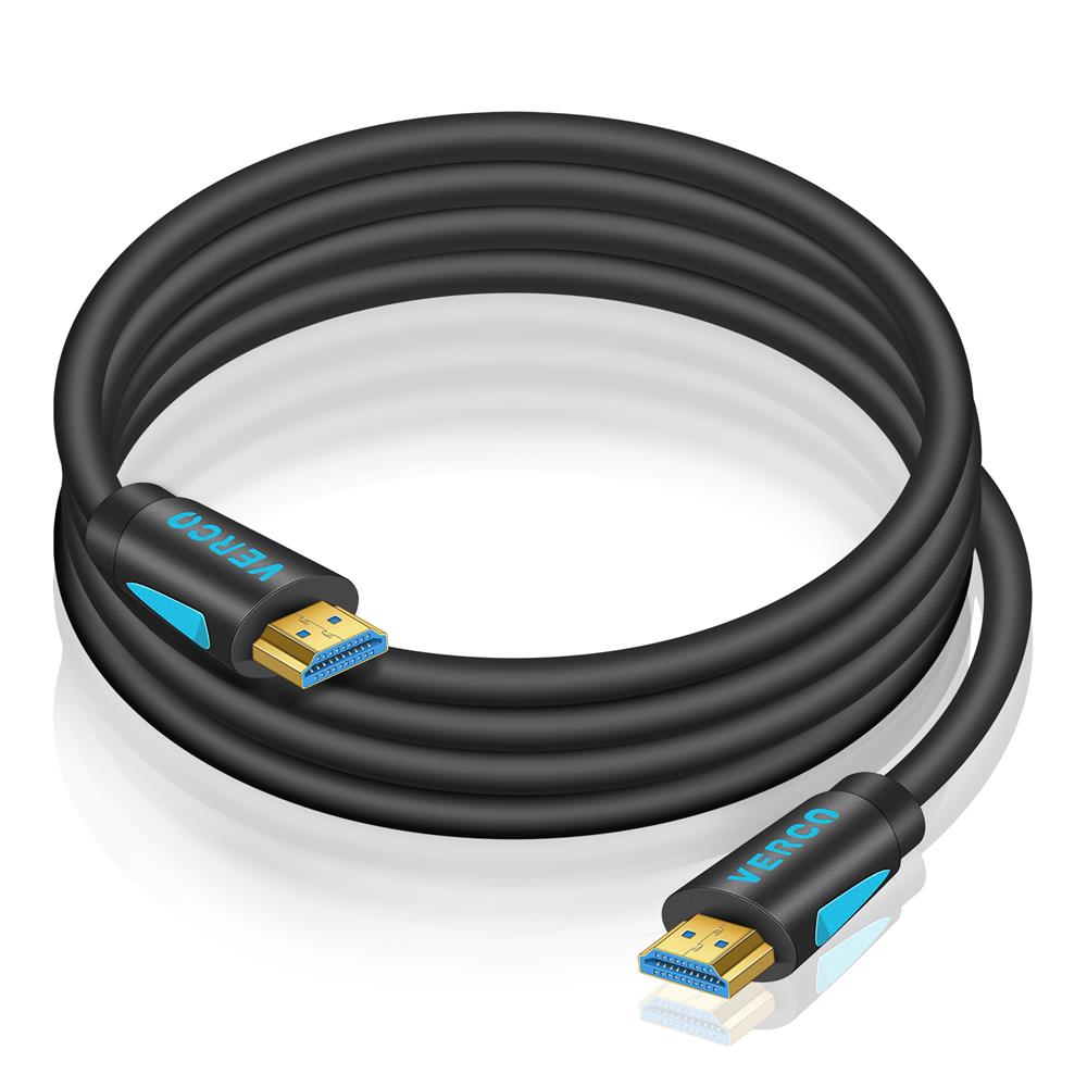 HDMI 2.1 Kabel rund - HD-8K-120B - 3M in Schwarz