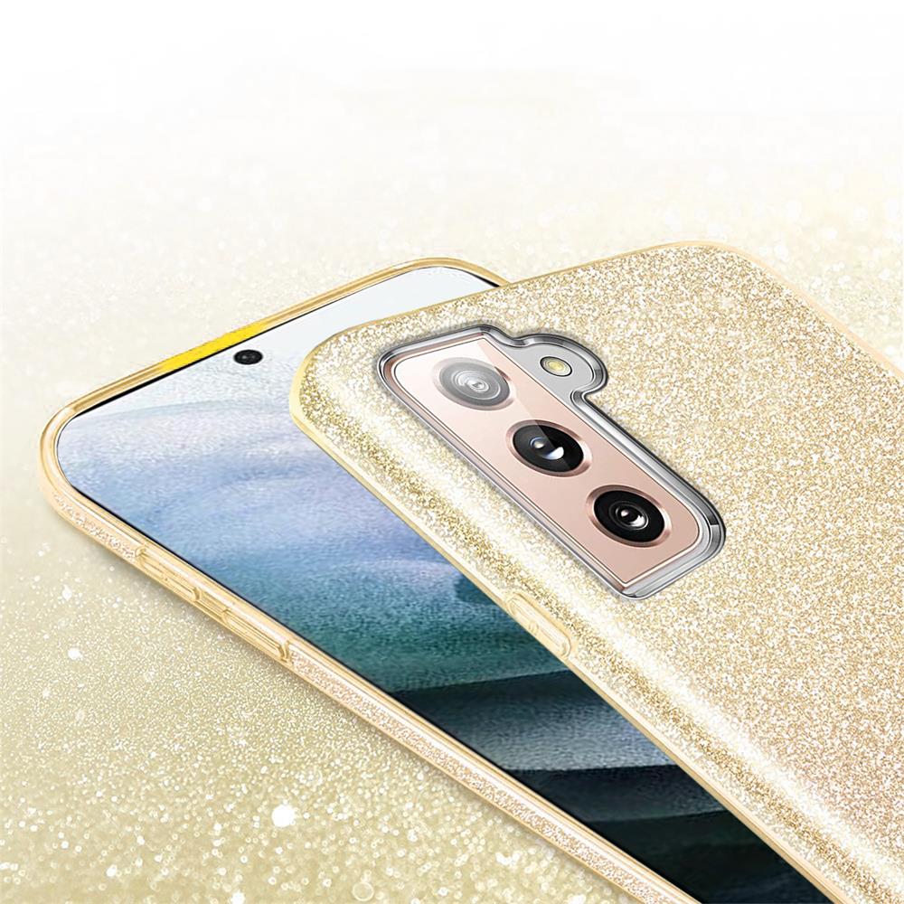 Shiny TPU für Samsung Galaxy S22 Ultra in Gold