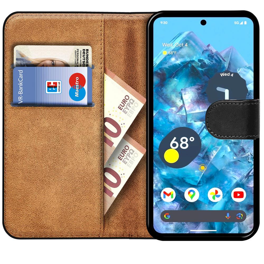 Basic Wallet für Google Pixel 8a in Schwarz