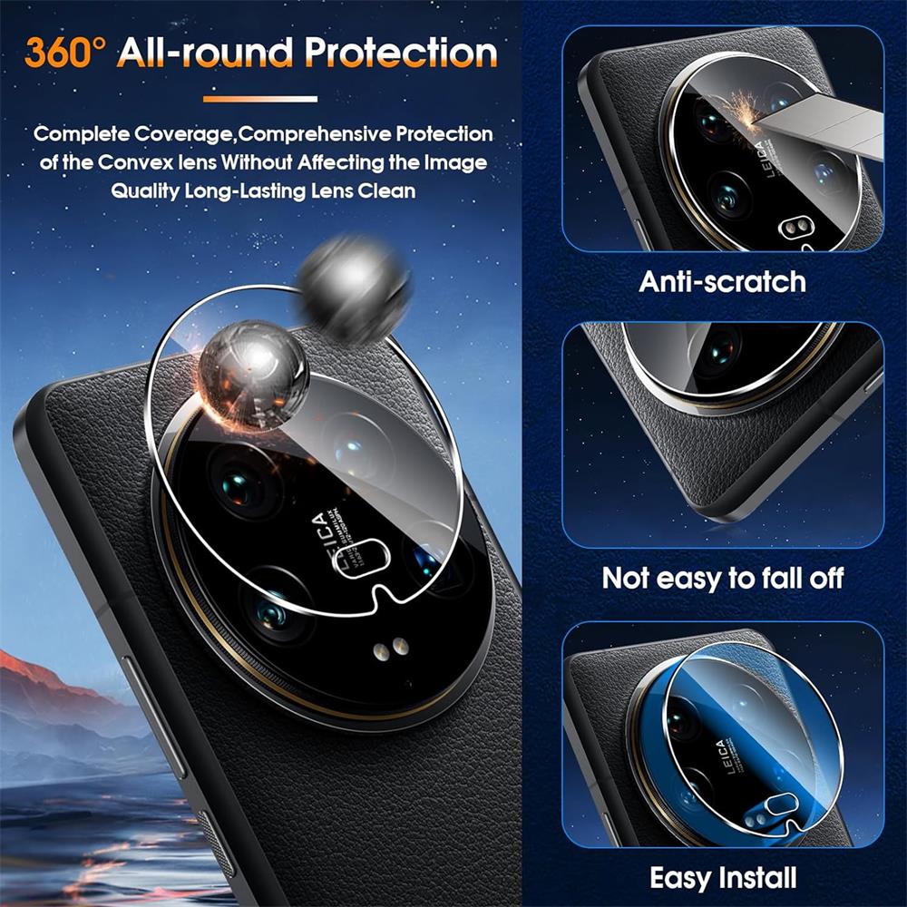 4in1 Glas Set für Xiaomi 14 Ultra