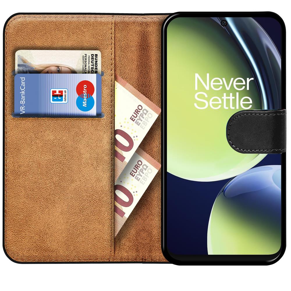 Basic Wallet für OnePlus Nord CE 3 Lite 5G in Schwarz