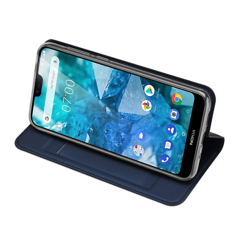 Electroplated Flip für Nokia 8.1 in Blau