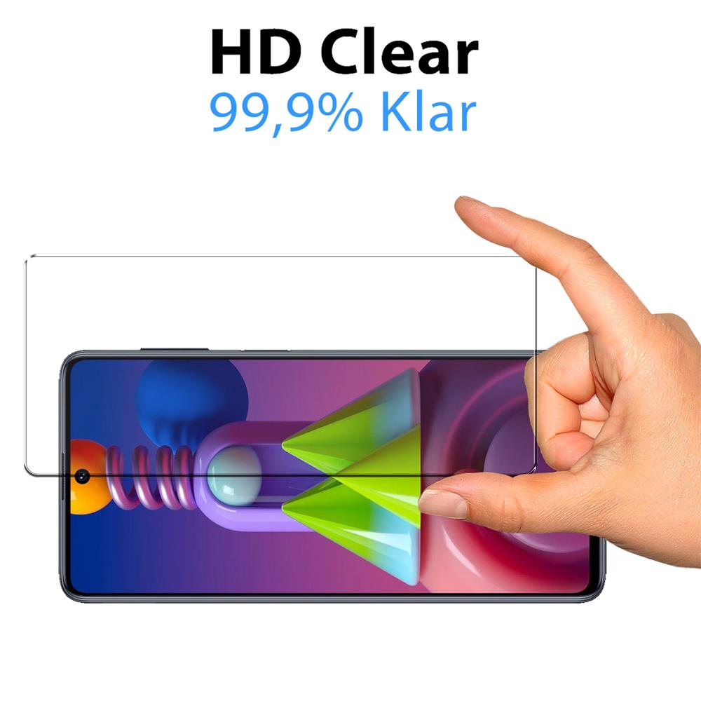 Glas 2in1 für Samsung Galaxy M51