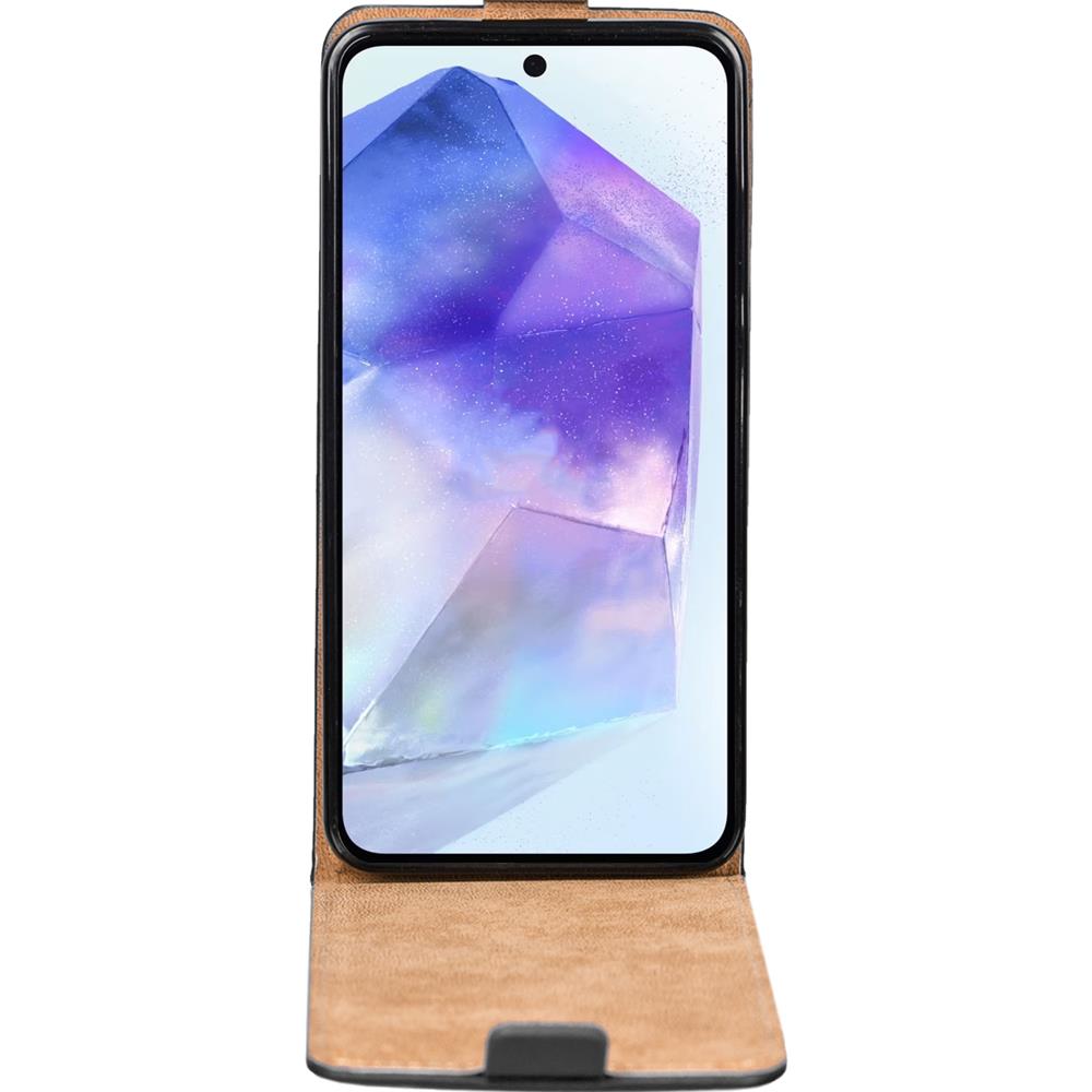 Basic Flip für Samsung Galaxy A55 5G in Schwarz