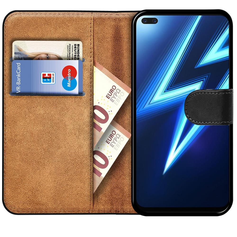 Basic Wallet für Realme 6 Pro in Schwarz