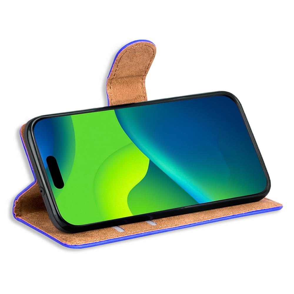 Basic Wallet für Apple iPhone 16 Plus in Blau