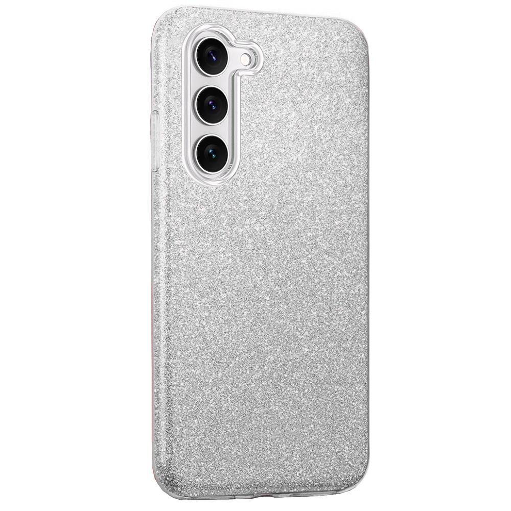 Shiny TPU für Samsung Galaxy S23 in Silber