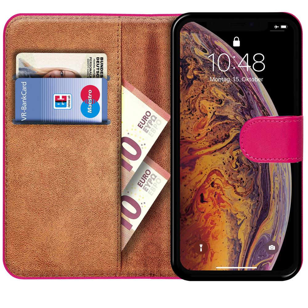 Basic Wallet für Apple iPhone XS Max in Pink