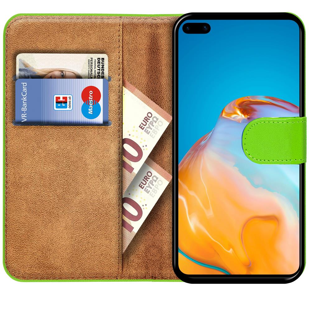 Basic Wallet für Huawei P40 Pro in Grün