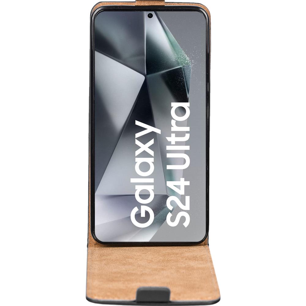 Basic Flip für Samsung Galaxy S24 Ultra in Schwarz