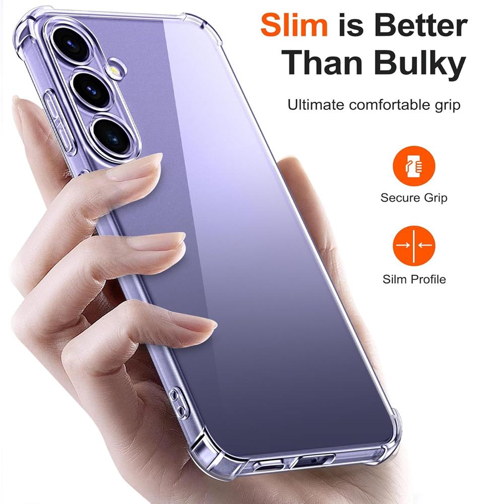 Rugged TPU für Samsung Galaxy S24 Plus in Transparent