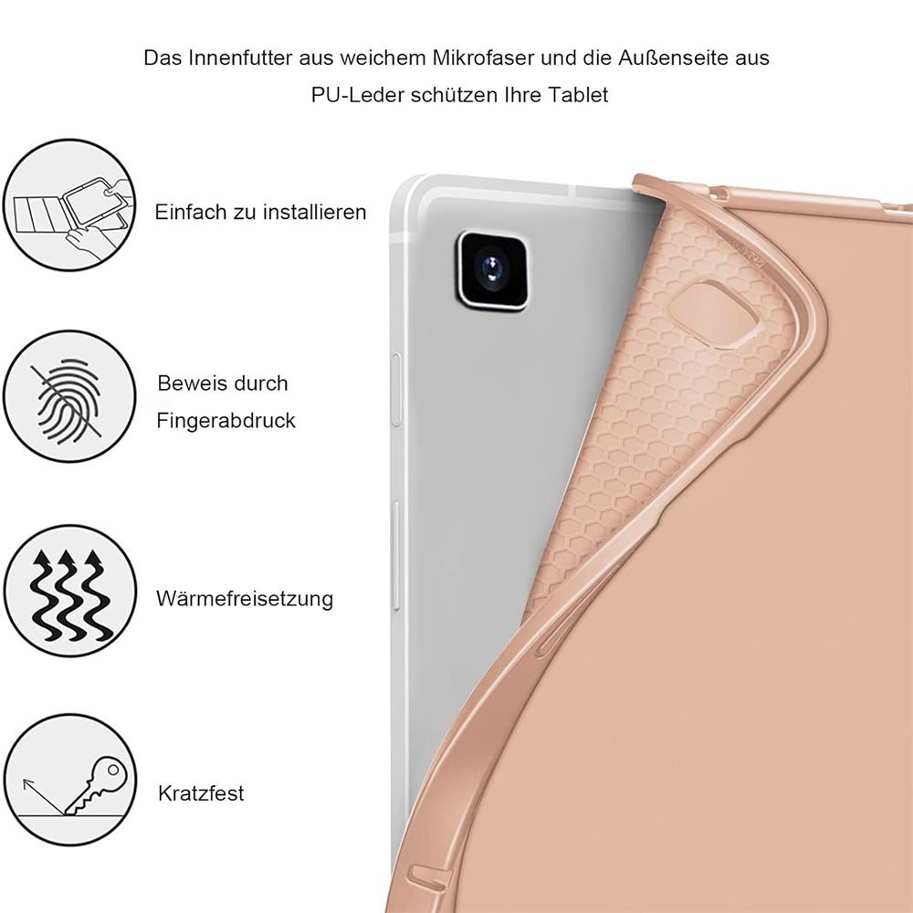 Smart Cover für Samsung Galaxy Tab S10 FE Plus in Rosa