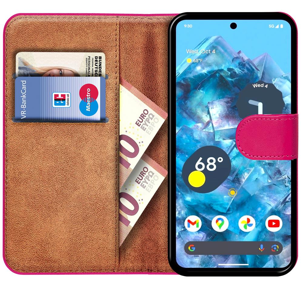 Basic Wallet für Google Pixel 8a in Pink