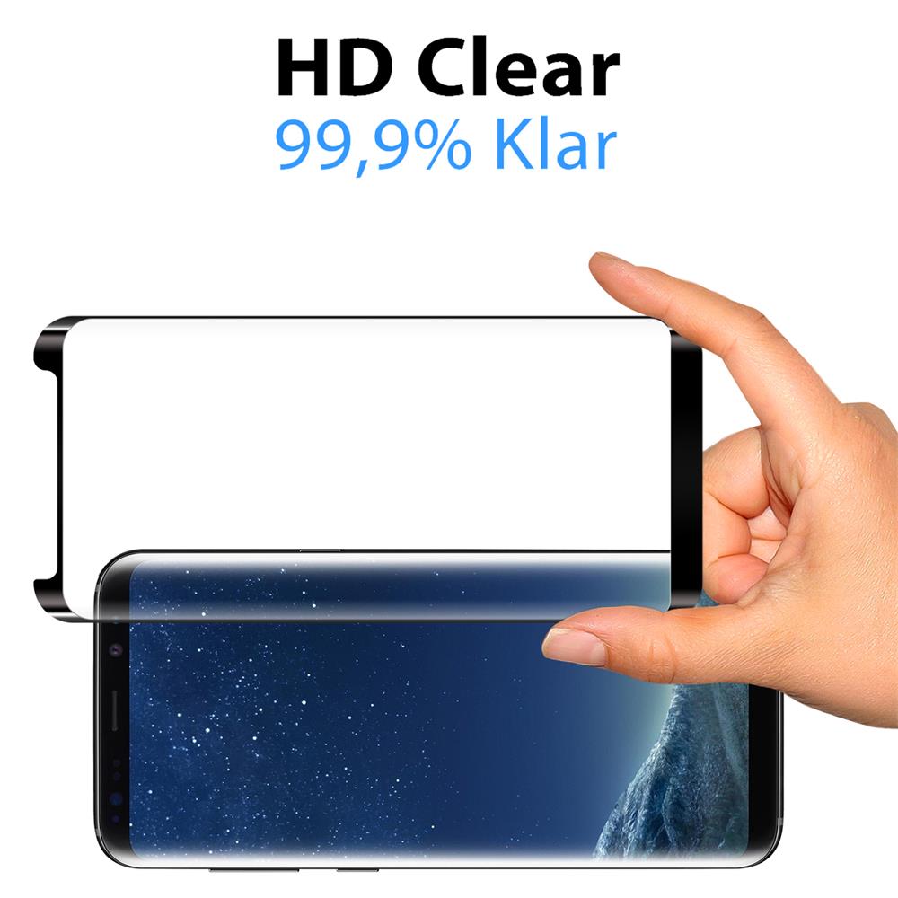 Fullscreen Glas für Samsung Galaxy S8 Plus