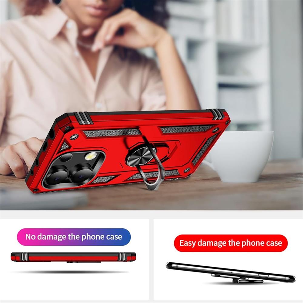 Army Case für Xiaomi Redmi Note 13 Pro 4G in Rot