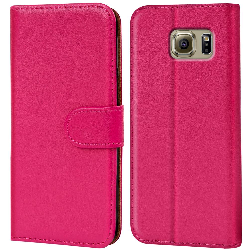 Basic Wallet für Samsung Galaxy S6 in Pink