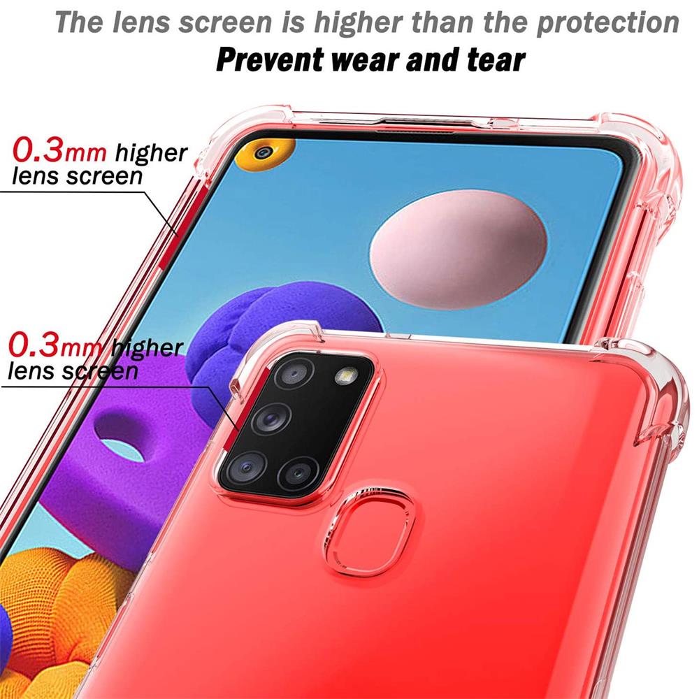 Rugged TPU für Samsung Galaxy A21s in Transparent