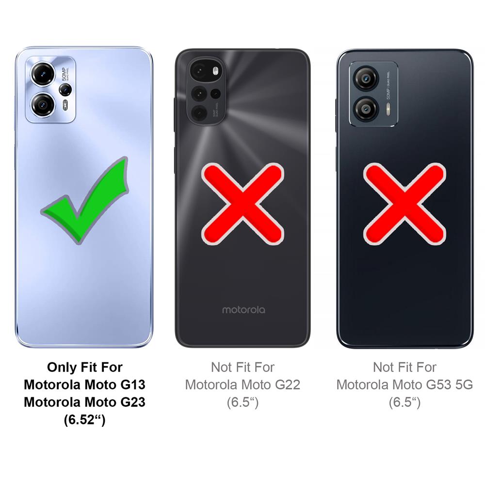 Carbon Brush TPU für Motorola Moto G13 / G23 in Schwarz