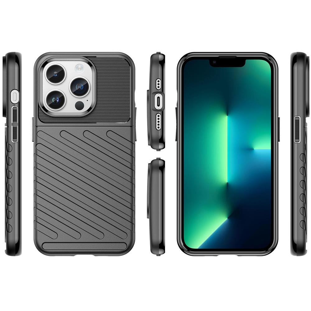 Thunder Case für Apple iPhone 13 Pro Max in Schwarz