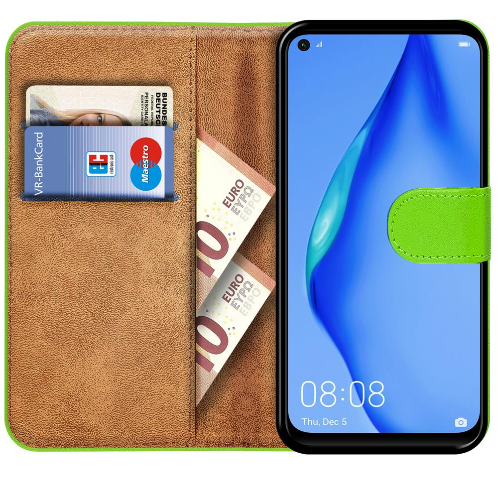 Basic Wallet für Huawei P40 Lite in Grün