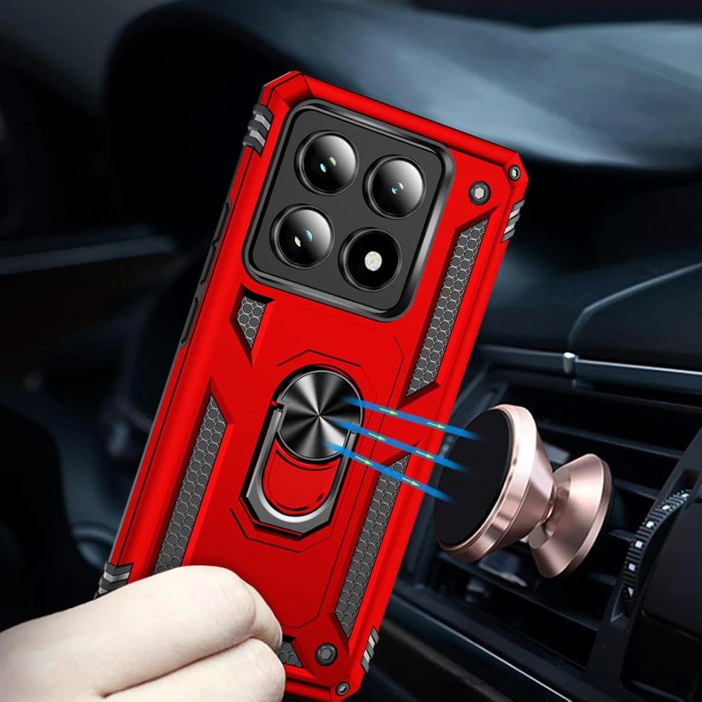 Army Case für Xiaomi 14T Pro in Rot