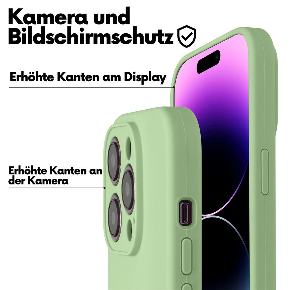 Connect Case Colour inkl. Kette für Apple iPhone 15 Pro Max in Grün