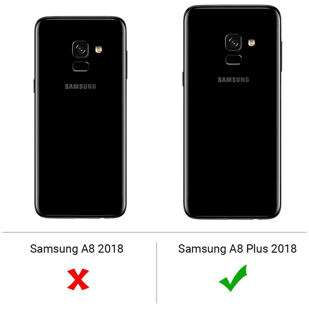 Classic TPU für Samsung Galaxy A8 Plus 2018 in Schwarz