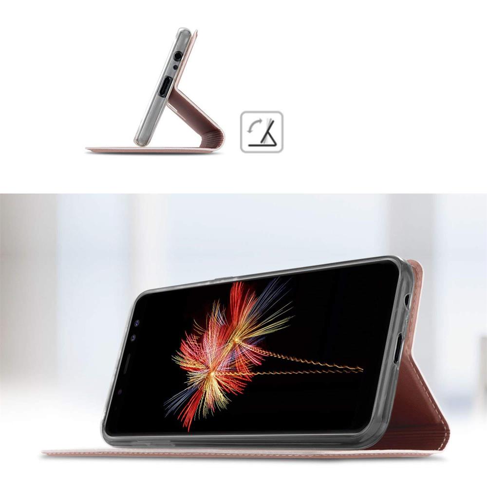 Electroplated Flip für Samsung Galaxy A6 in Rosegold