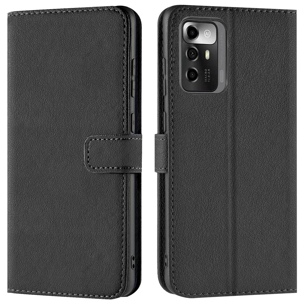Basic Wallet für ZTE Blade A72 5G in Schwarz