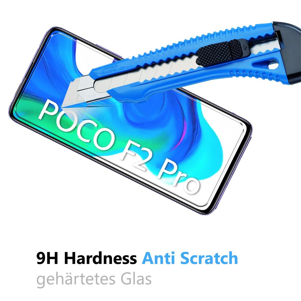4in1 Glas Set für Xiaomi Poco F2 Pro