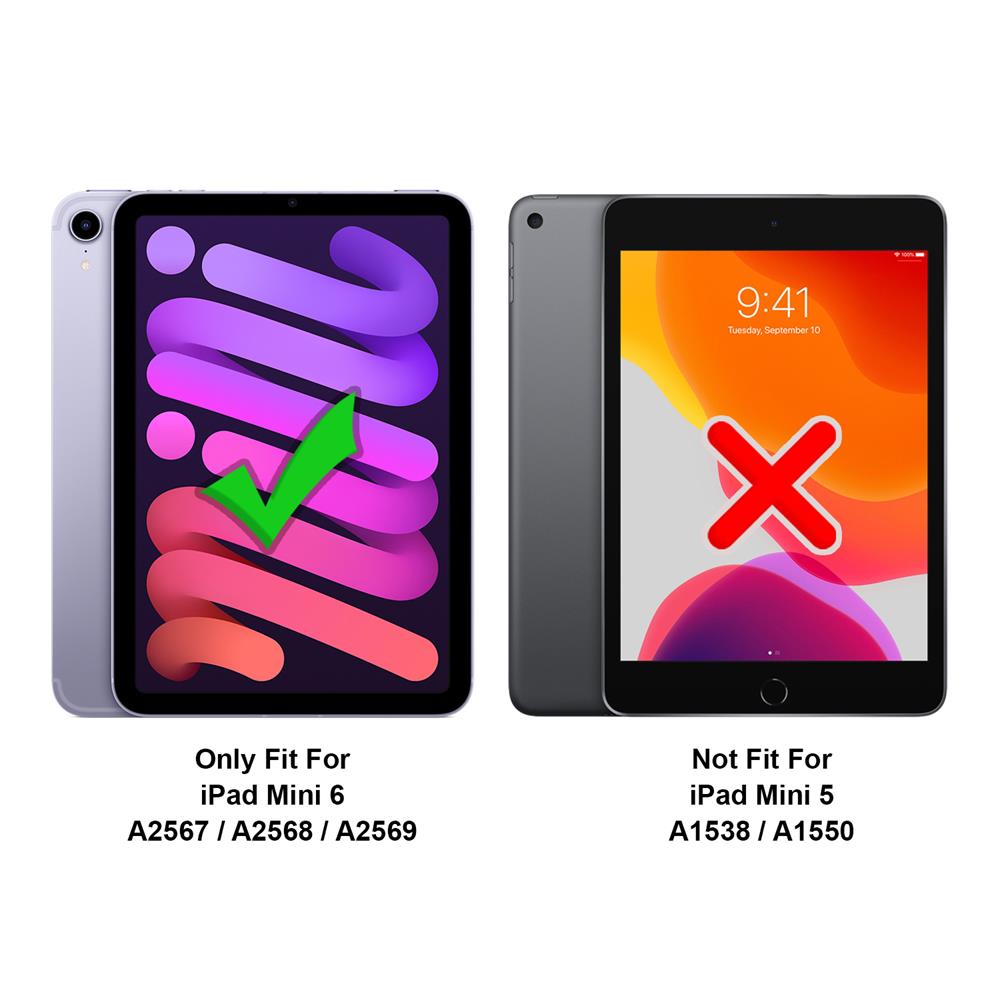 Rugged TPU Tab für Apple iPad Mini 6 in Transparent