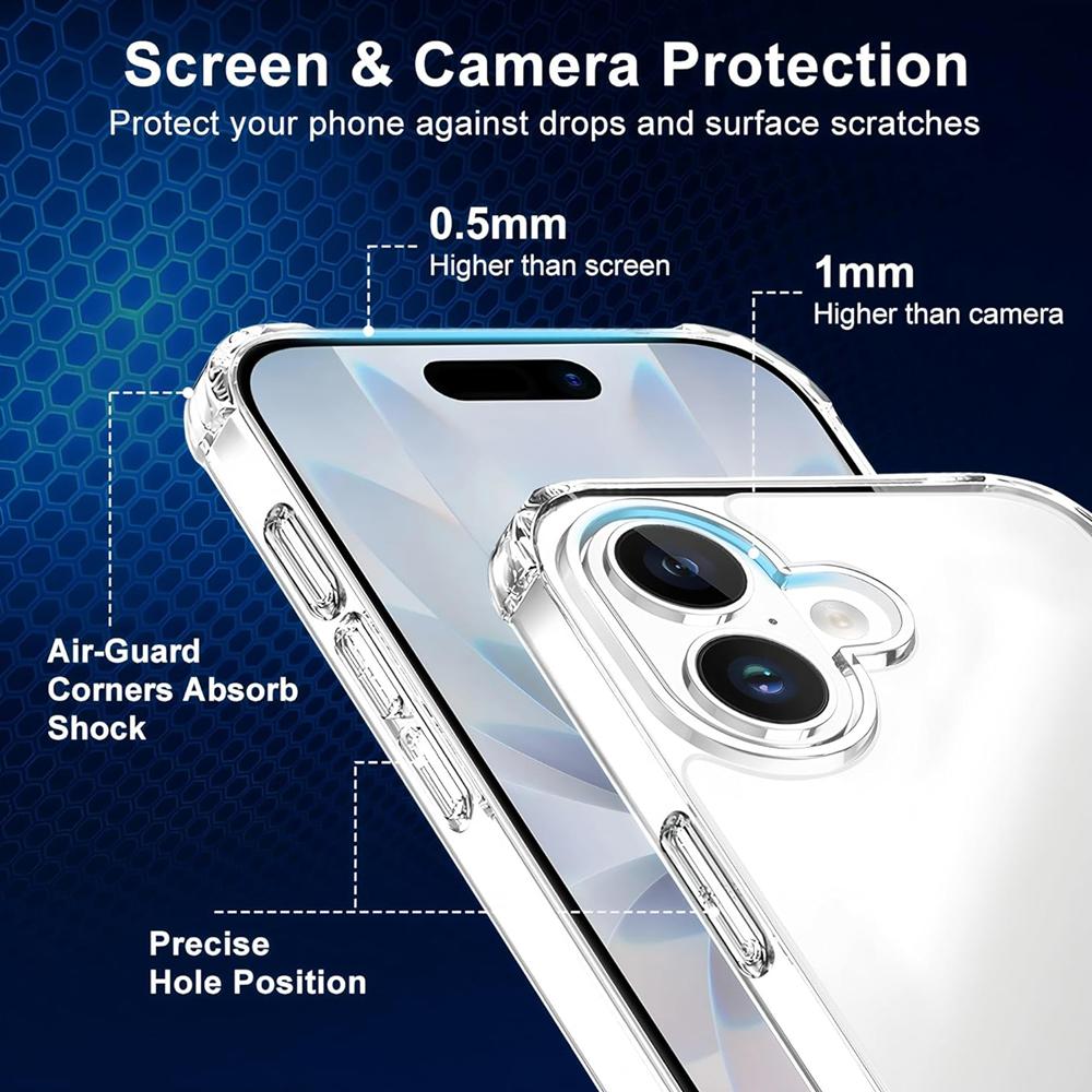 Rugged TPU für Apple iPhone 17 in Transparent