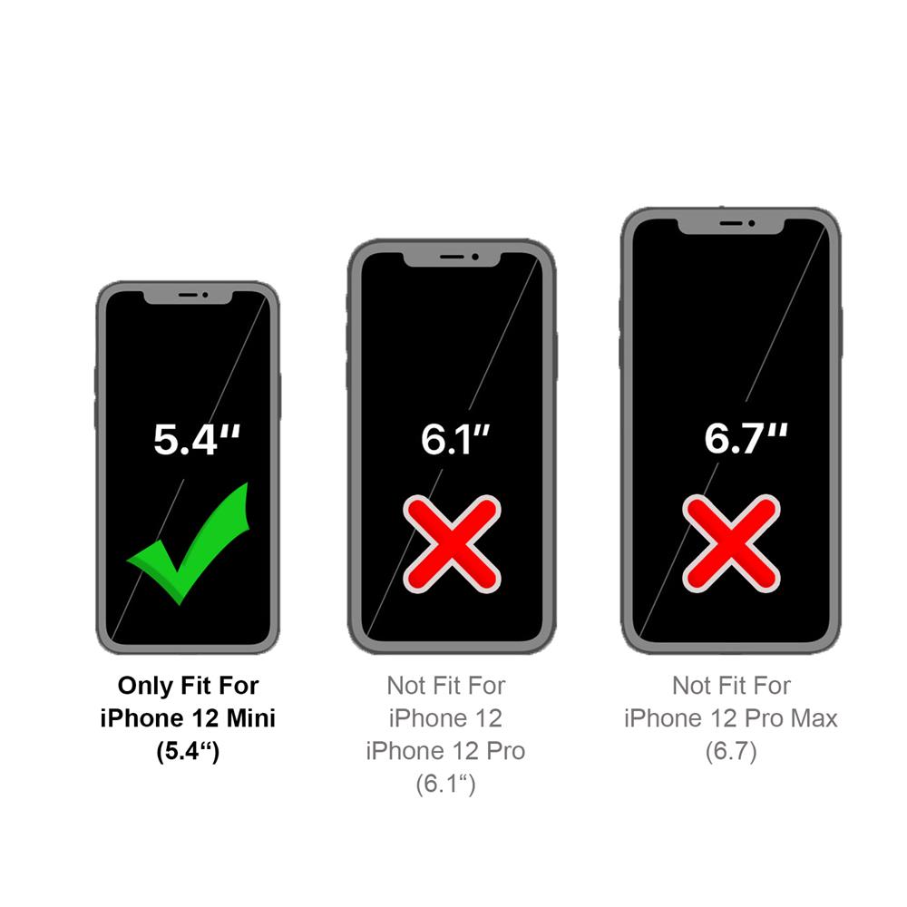 Magnetic Case für Apple iPhone 12 Mini in Schwarz