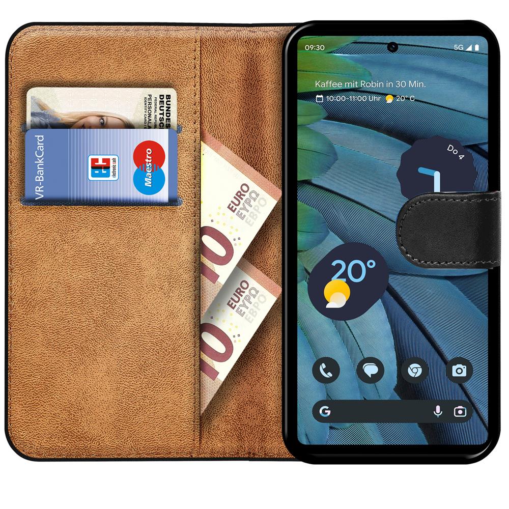 Basic Wallet für Google Pixel 7a in Schwarz