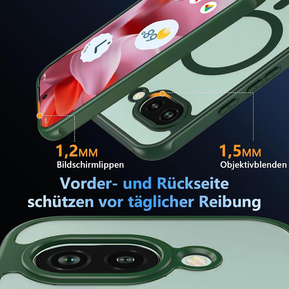 Zoya TPU für Google Pixel 9a in Grün