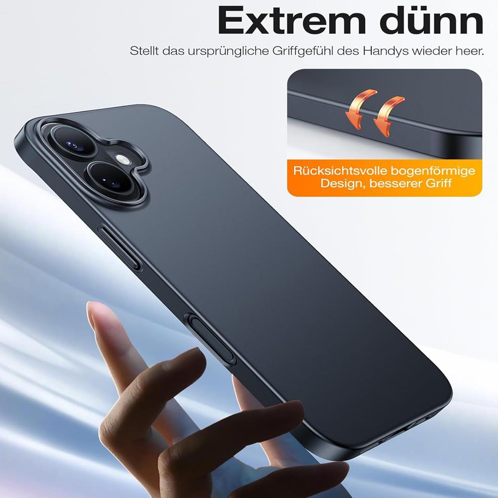 Classic TPU für Apple iPhone 17 in Schwarz