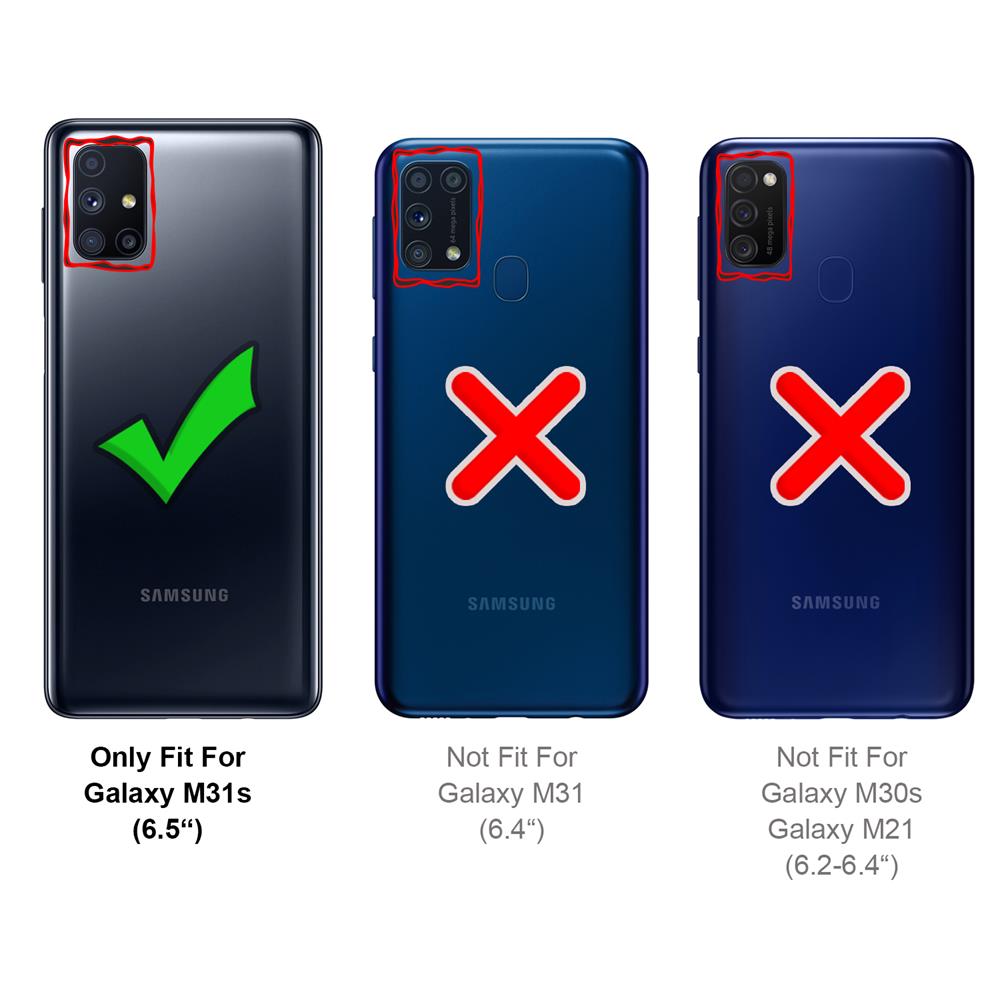 Rugged TPU für Samsung Galaxy M31s in Transparent