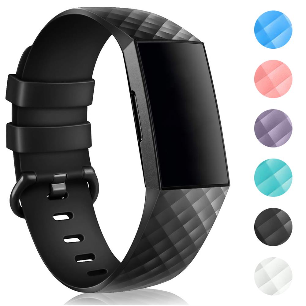 Fitnessarmband TPU für Fitbit Charge 3 / 4 - Größe S