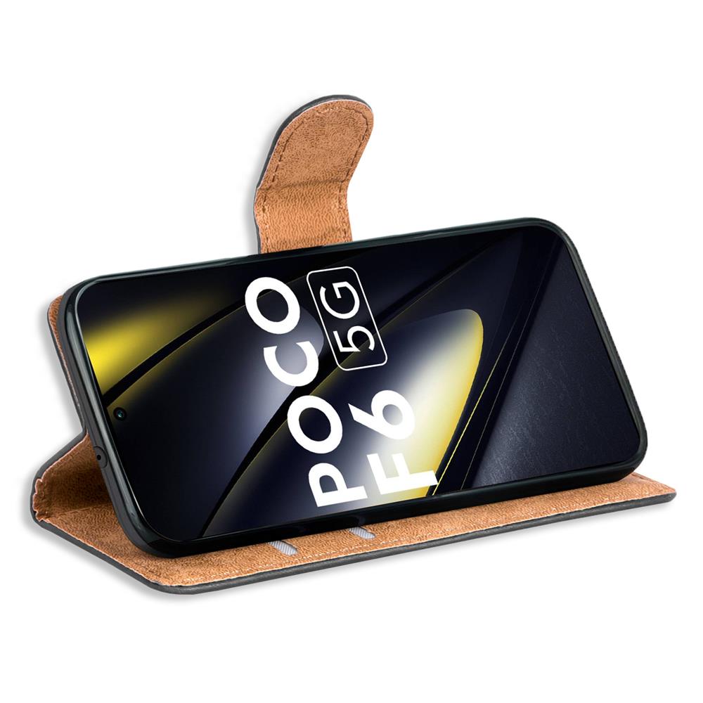 Basic Wallet für Xiaomi Poco F6 in Schwarz