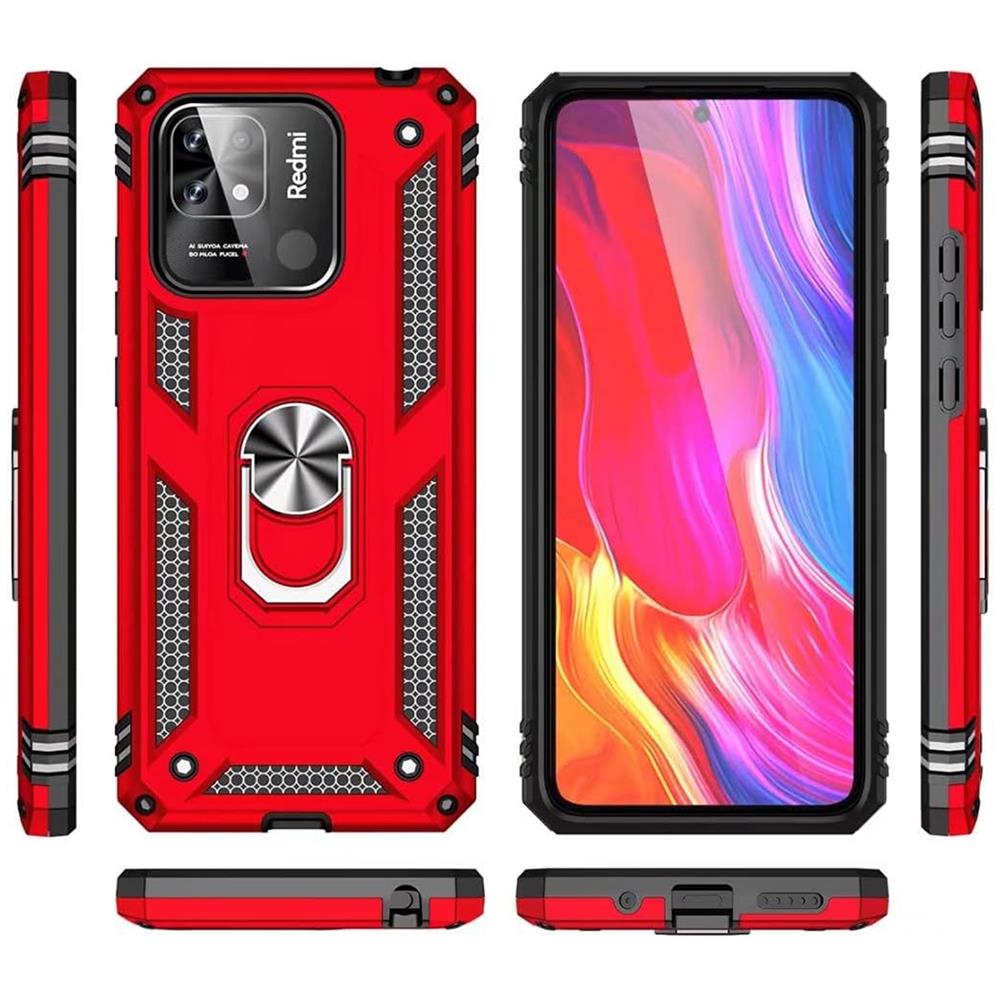 Army Case für Xiaomi Redmi 10C in Rot