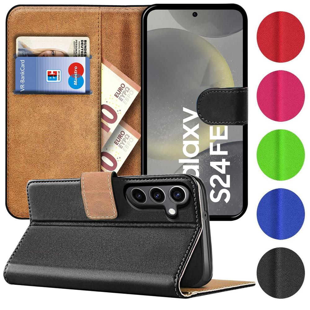 Basic Wallet für Samsung Galaxy S24 FE