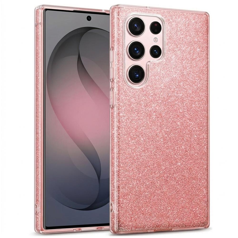 Shiny TPU für Samsung Galaxy S26 Ultra in Rosegold