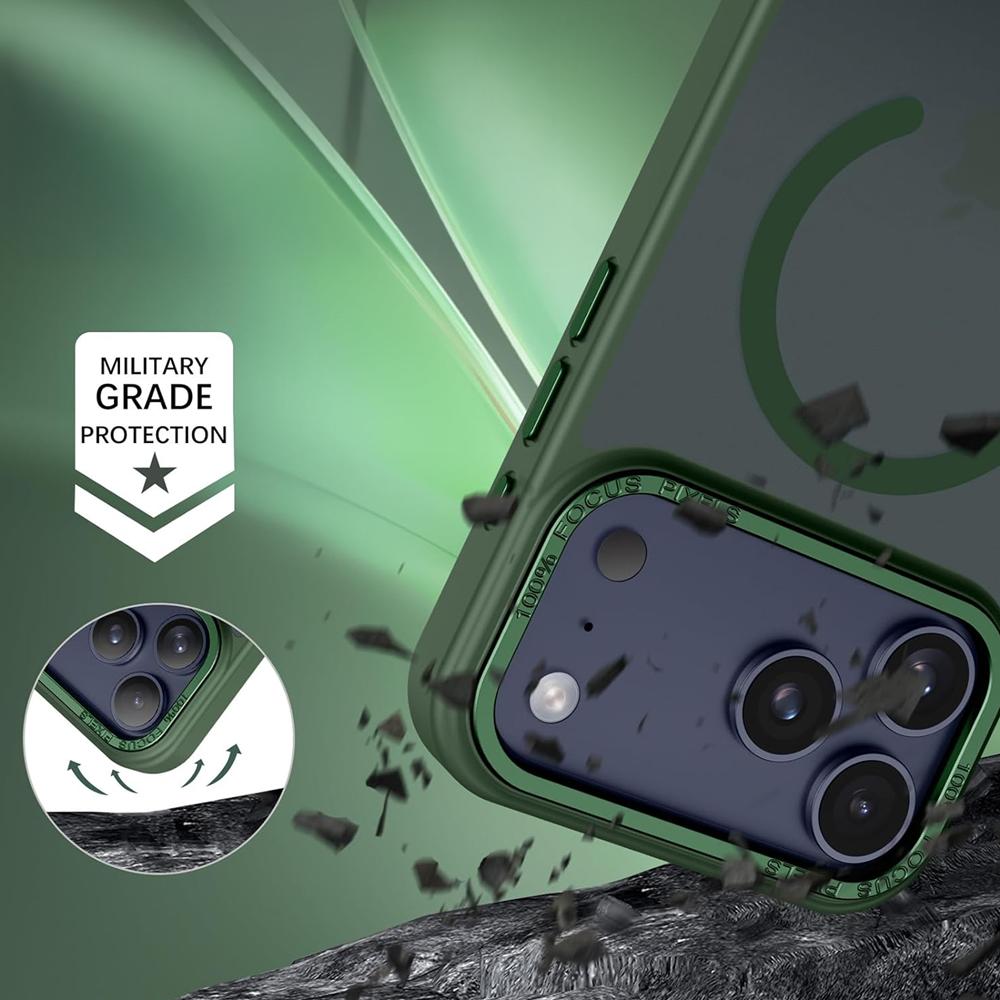 Frame Case für Apple iPhone 17 Pro Max in Grün