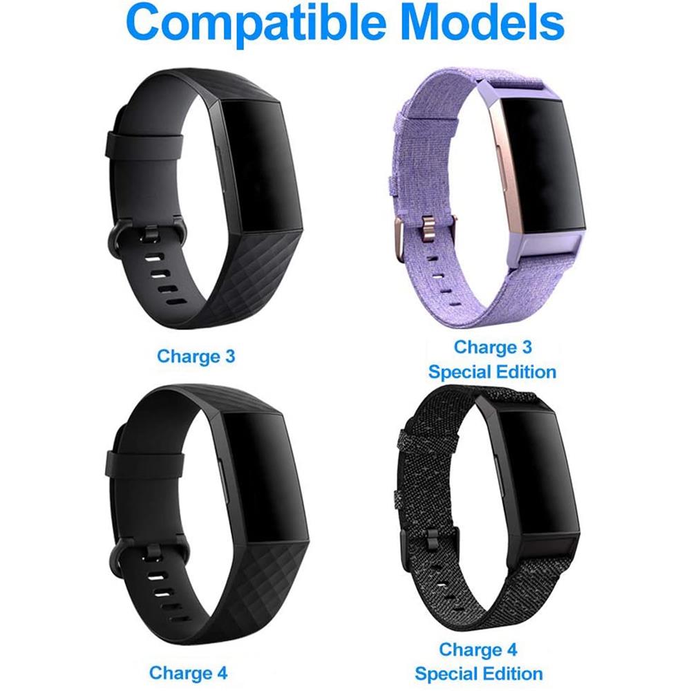 Clear Schutzfolie für Fitbit Charge 3 / 4 im 6er Pack