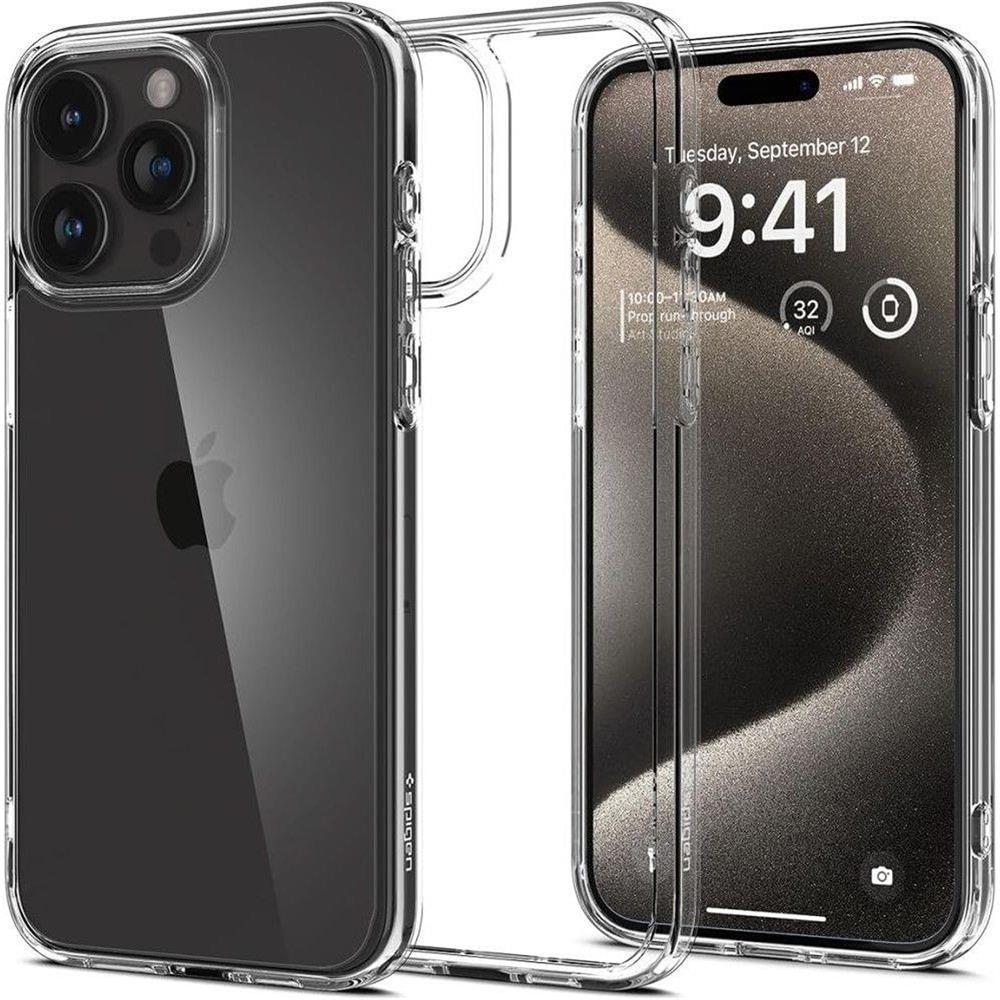 Spigen ULTRA HYBRID CASE für Apple iPhone 15 Pro Max in Transparent