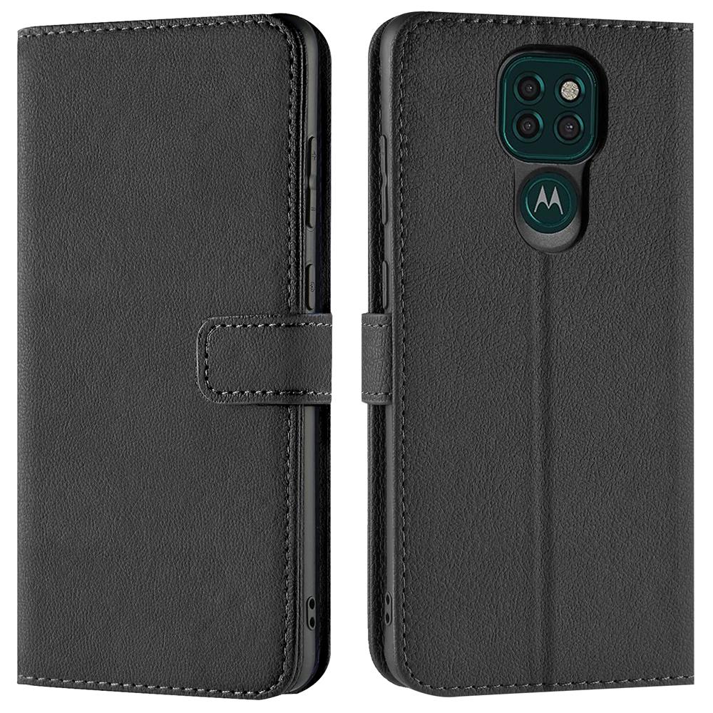 Basic Wallet für Motorola Moto E7 Plus in Schwarz