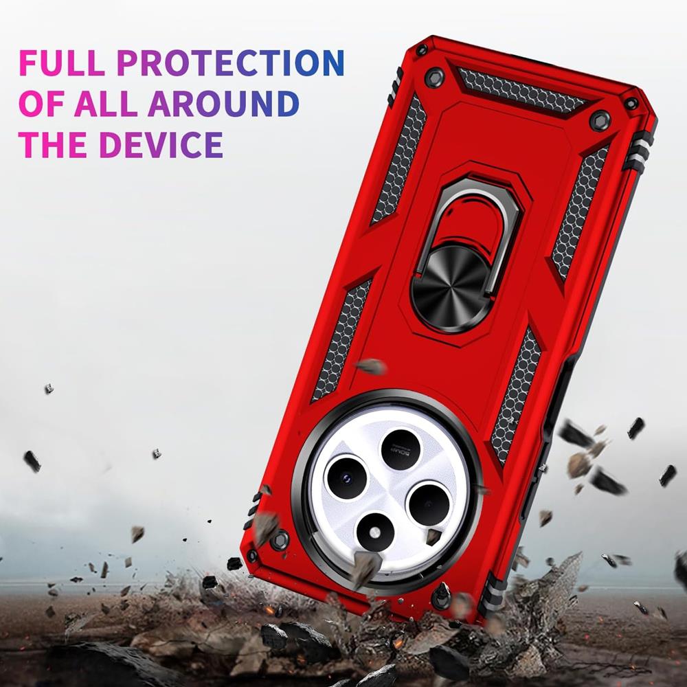 Army Case für Xiaomi Redmi 14C / Poco C75 in Rot