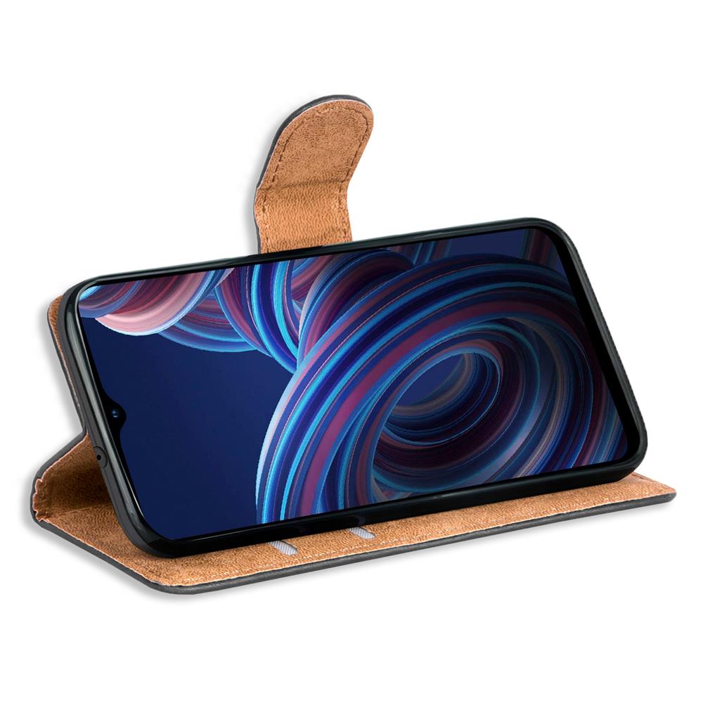 Basic Wallet für ZTE Blade A72 5G in Schwarz